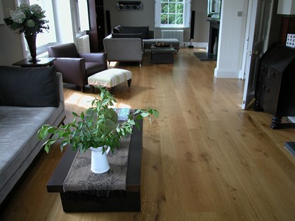 Wooden flooring, Random Width, Character Grade Oak Parquet Planks