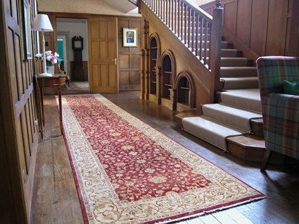 Wooden flooring, Restored Quartersawn Oak Strip Flooring and Wall Panelling