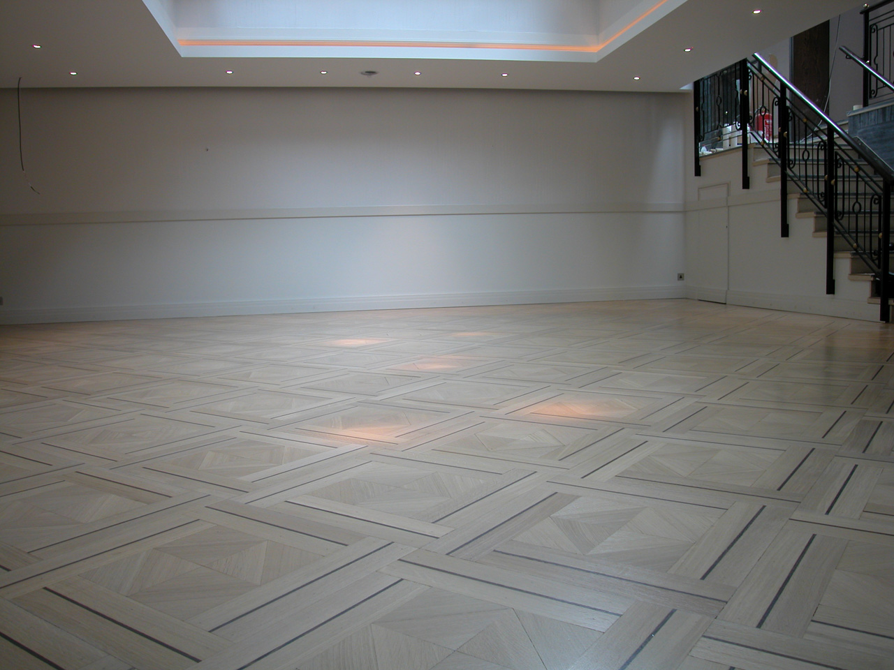 Wooden flooring, Bespoke Design Parquet Panels in Oak and Wenge